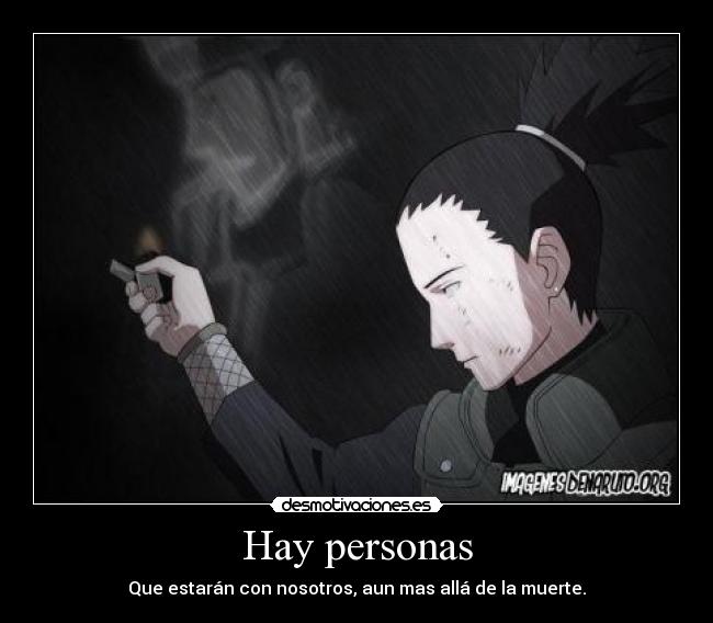 carteles anime naruto shippuden muerte asume sensei equipo shikamaru twt sakuby abby desmotivaciones