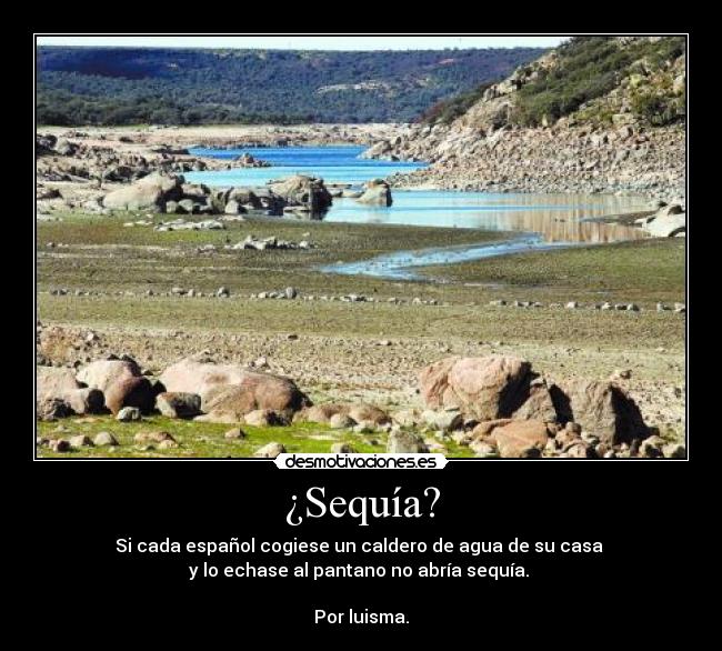 ¿Sequía? - 
