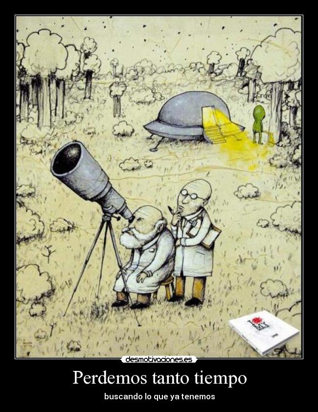 carteles tiempo clanhorde aliens cientificos desmotivaciones