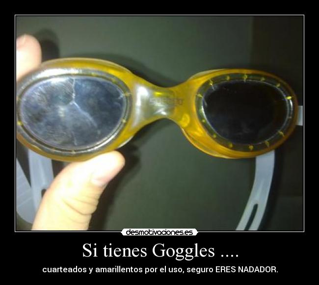 carteles tienes googles cuarteados amarillentos desmotivaciones