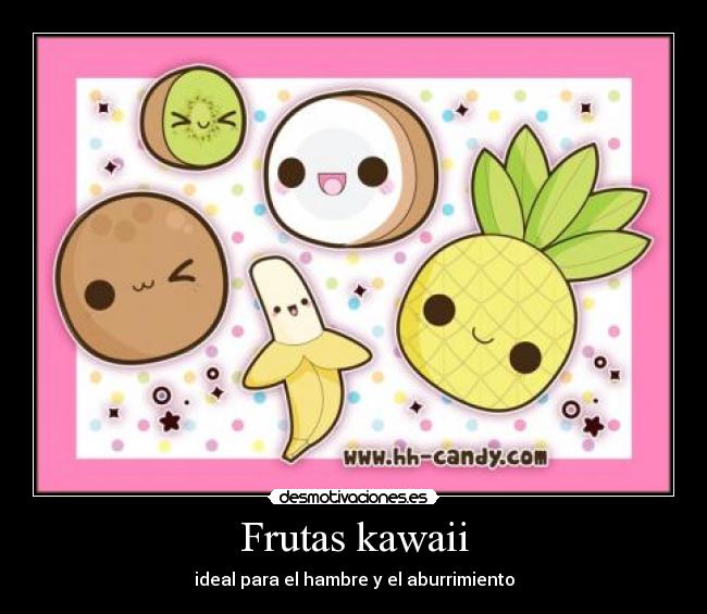 Frutas kawaii - 