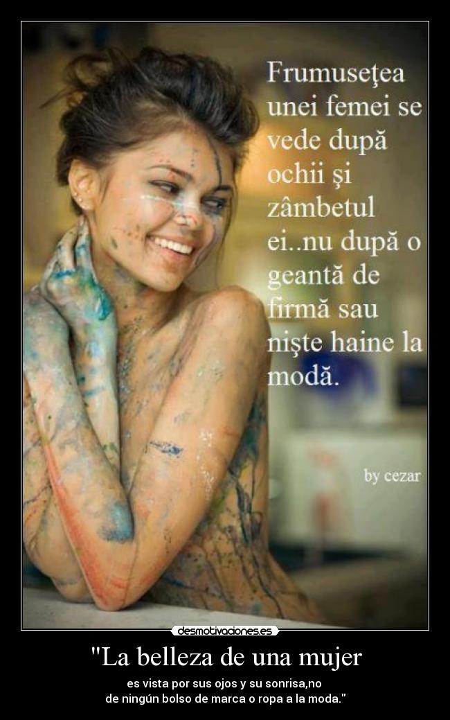 carteles mujer belleza desmotivaciones