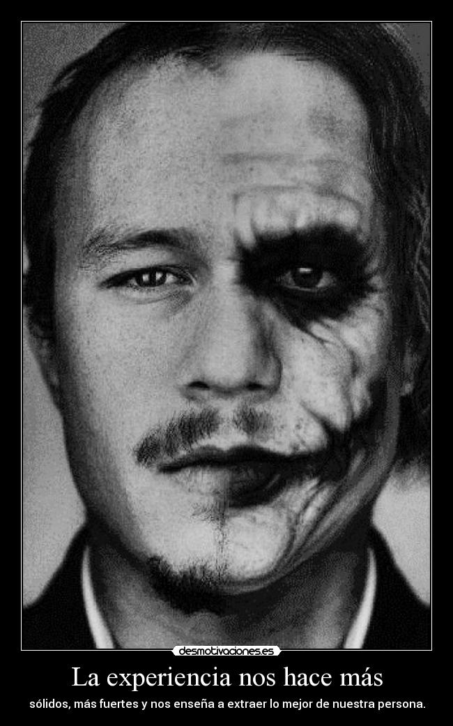 La experiencia nos hace más - 