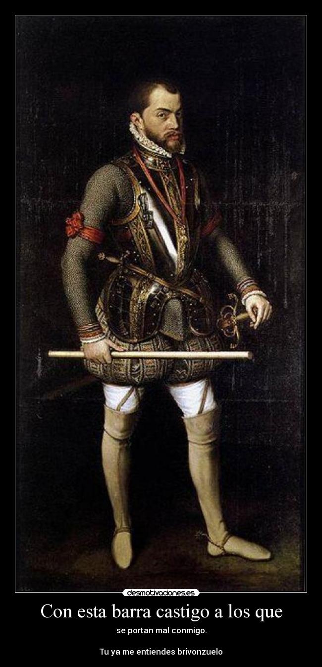 Con esta barra castigo a los que -