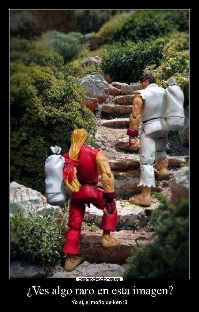 ¿Ves algo raro en esta imagen? - Yo si, el moño de ken :3