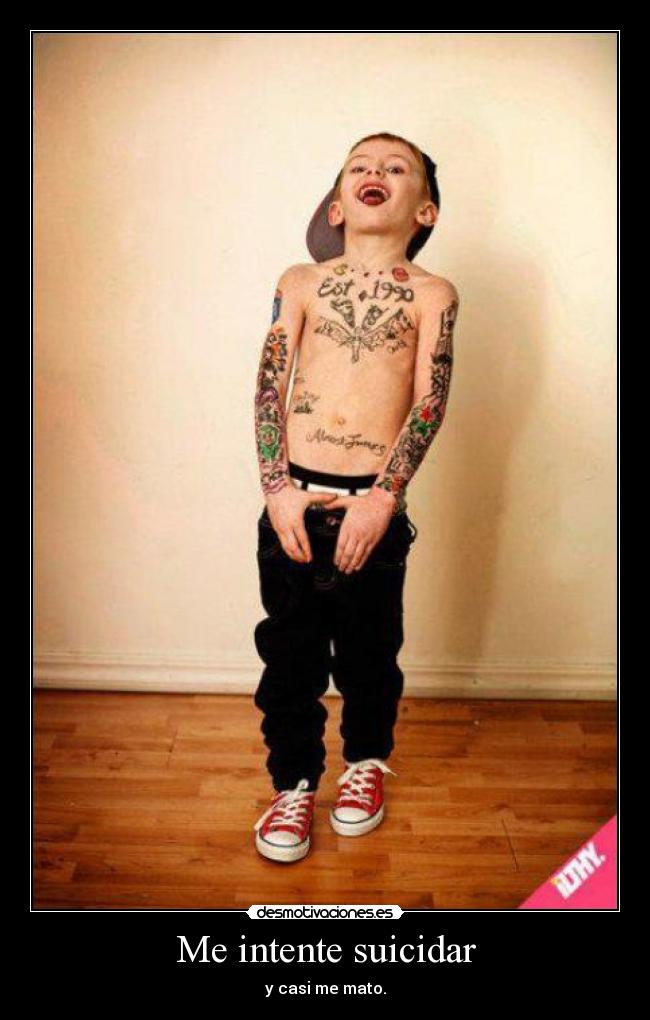 Me intente suicidar - y casi me mato.