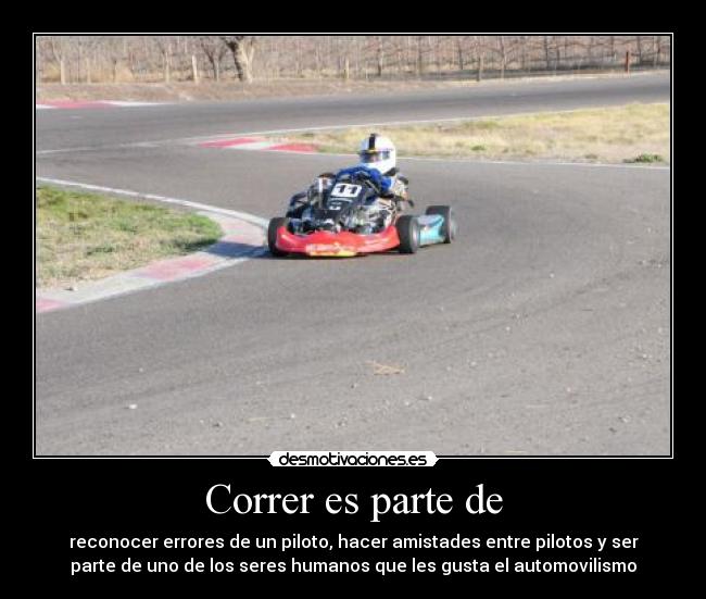 carteles karting desmotivaciones