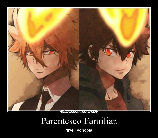Parentesco Familiar. - Nivel: Vongola.