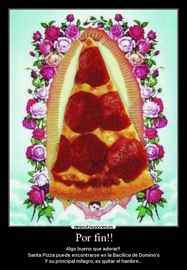 carteles santa pizza lol desmotivaciones