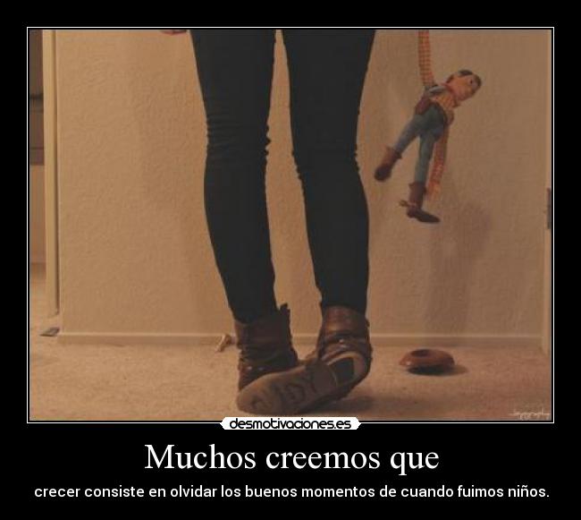 Muchos creemos que - 