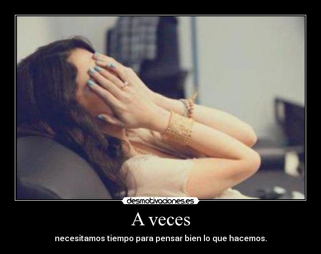 A veces -