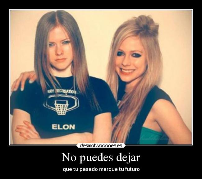 No puedes dejar - que tu pasado marque tu futuro
