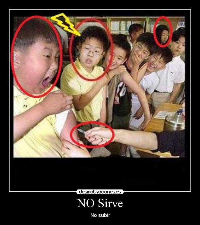 NO Sirve - No subir