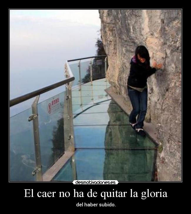 El caer no ha de quitar la gloria - 