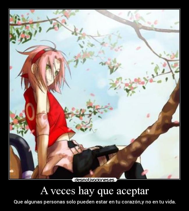 A veces hay que aceptar - 