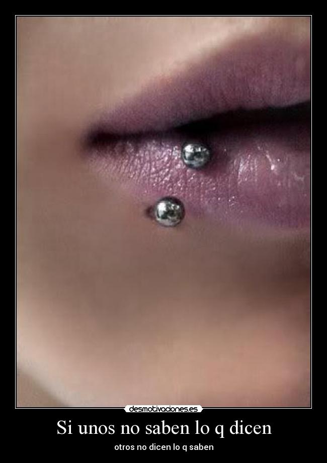 Si unos no saben lo q dicen - otros no dicen lo q saben