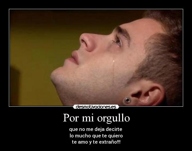 Por mi orgullo -