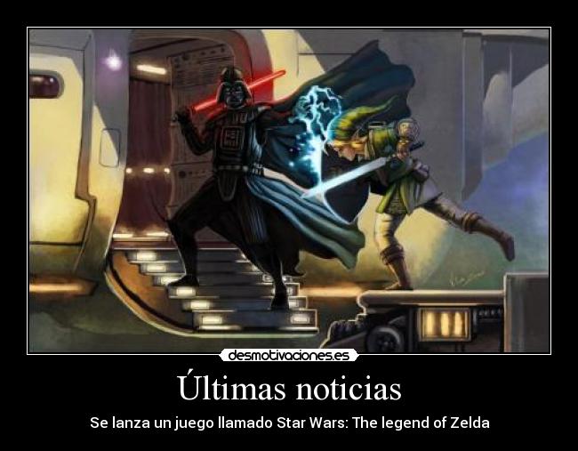 Últimas noticias - Se lanza un juego llamado Star Wars: The legend of Zelda