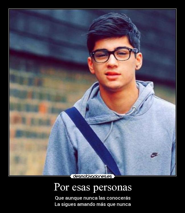 Por esas personas -