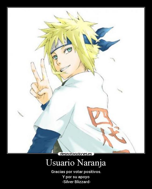 carteles anime usuario naranja desmotivaciones