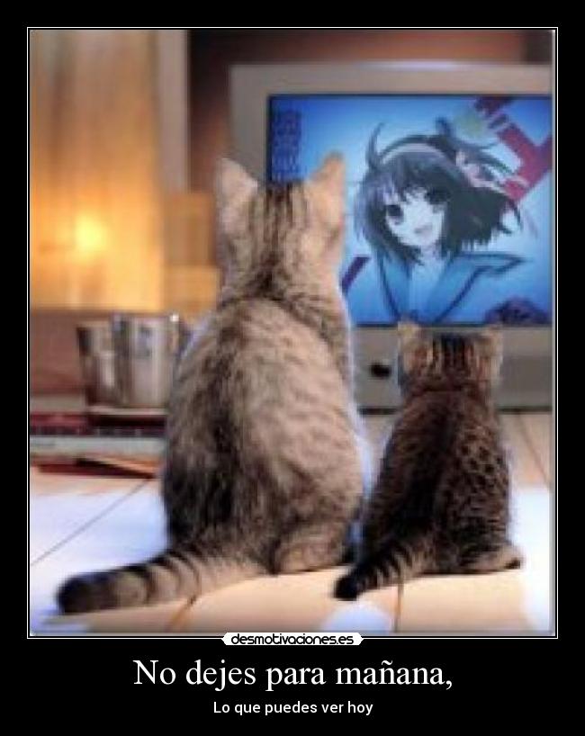 No dejes para mañana, -