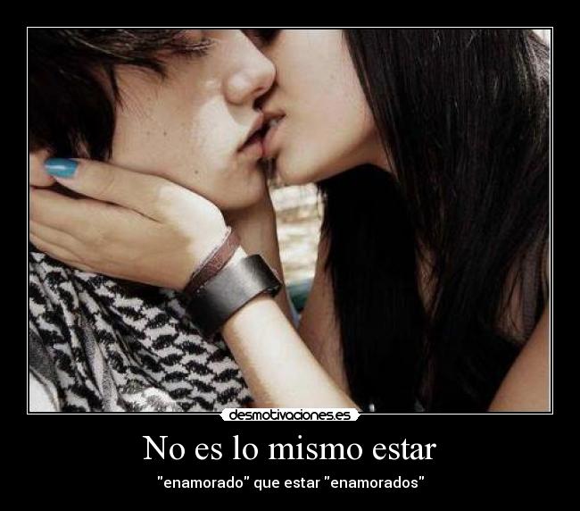 No es lo mismo estar - 