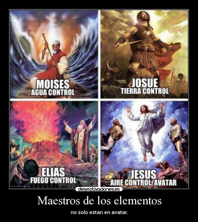 Maestros de los elementos - no solo estan en avatar.