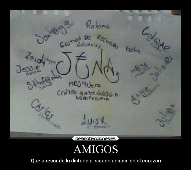 AMIGOS - Que apesar de la distancia  siguen unidos  en el corazon