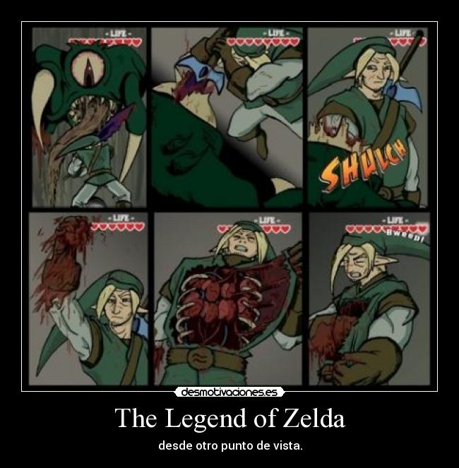 The Legend of Zelda - desde otro punto de vista.