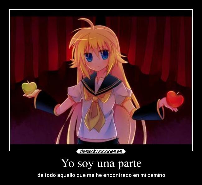 Yo soy una parte -