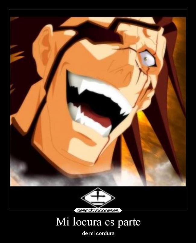Mi locura es parte - de mi cordura