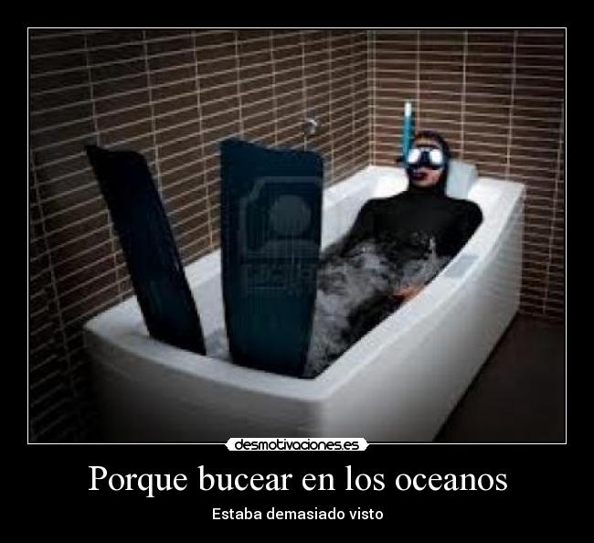 Porque bucear en los oceanos -