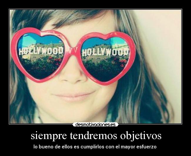 siempre tendremos objetivos - lo bueno de ellos es cumplirlos con el mayor esfuerzo ♥