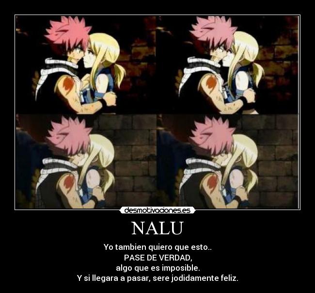 carteles fairy tail lucy natsu desmotivaciones