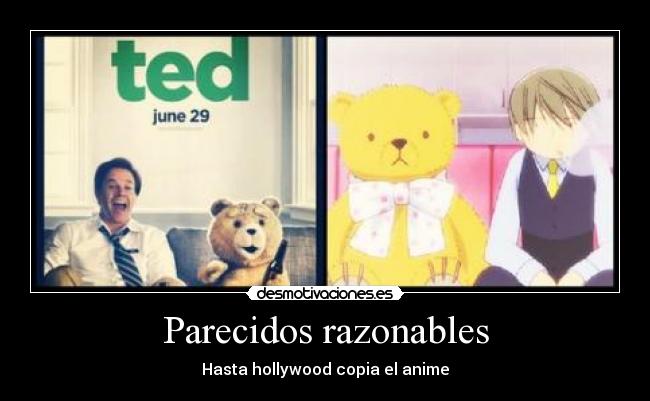 Parecidos razonables - Hasta hollywood copia el anime