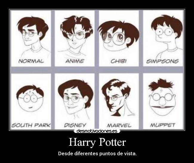 Harry Potter - Desde diferentes puntos de vista.
