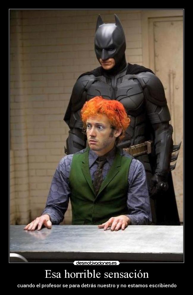 Esa horrible sensación -