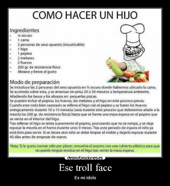 carteles troll face cuanto cabron humor chistes desmotivaciones