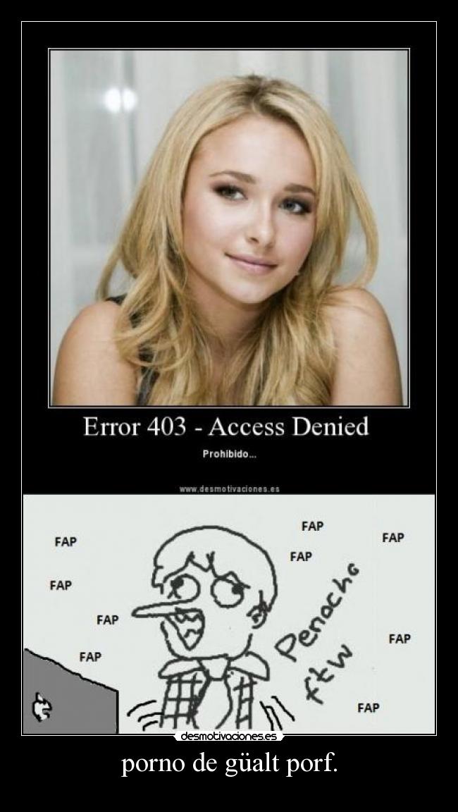 porno de güalt porf. -