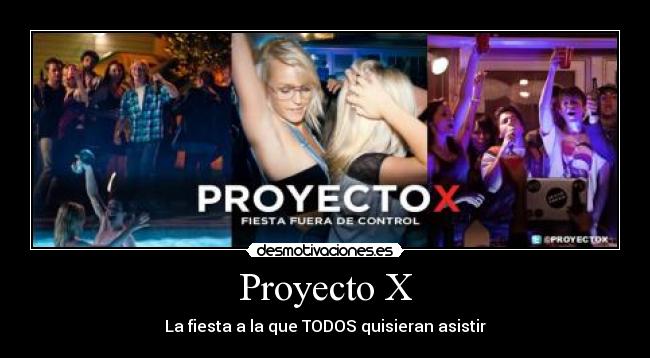 Proyecto X - 