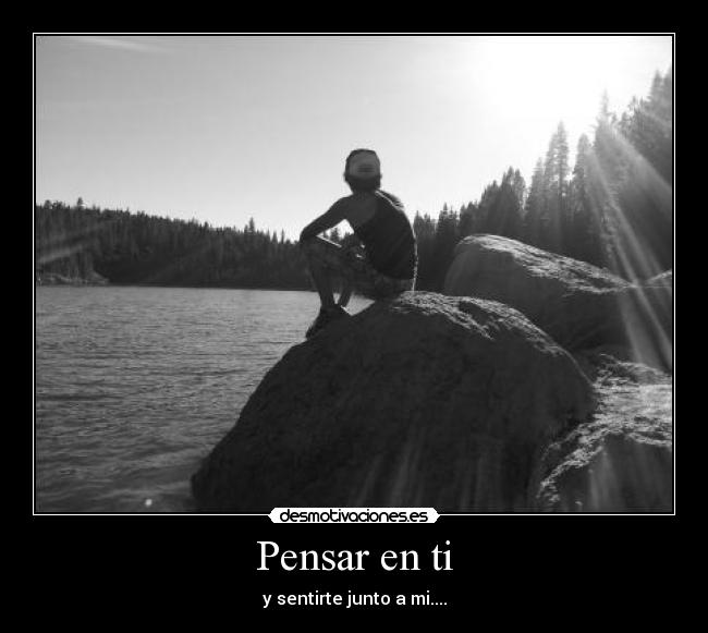 Pensar en ti -