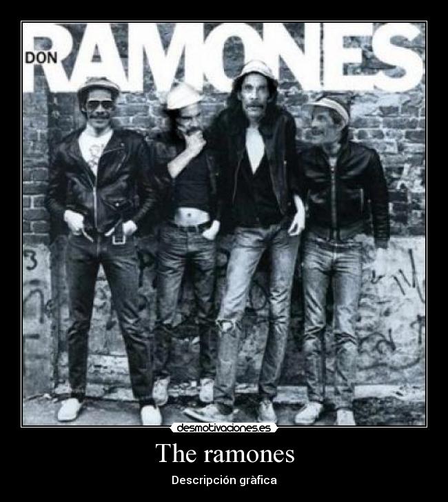 The ramones - Descripción gràfica