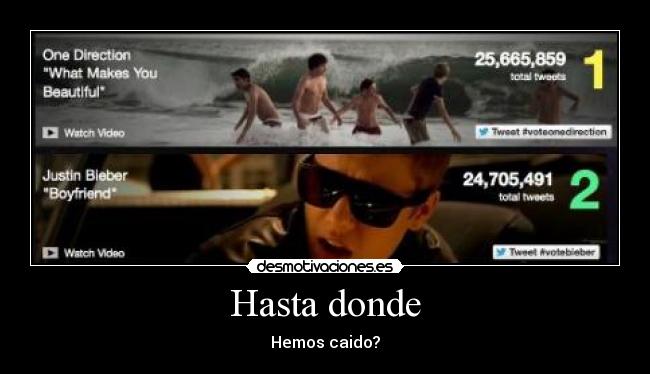 Hasta donde - Hemos caido?