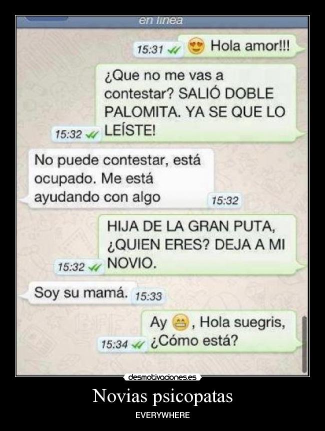 Novias psicopatas - EVERYWHERE