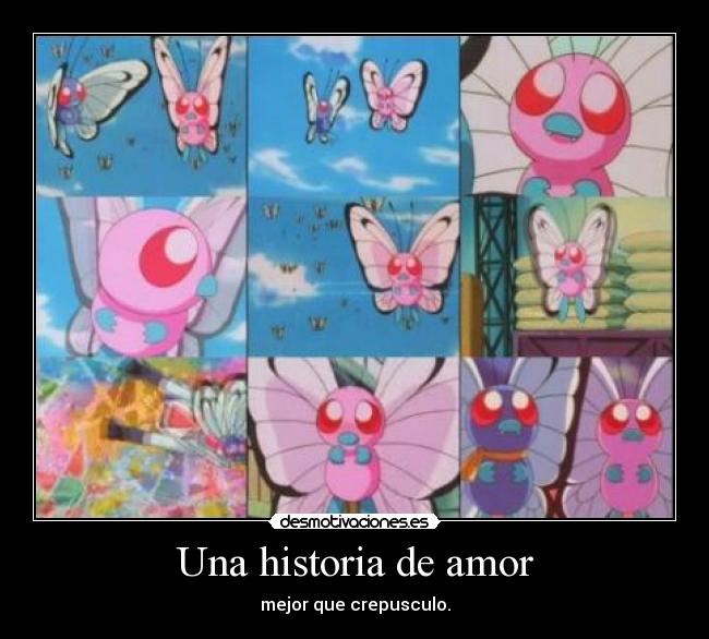 carteles historia amor pokemon desmotivaciones