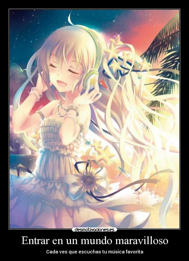 Entrar en un mundo maravilloso -