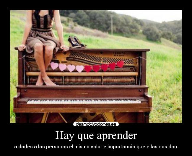 Hay que aprender - 
