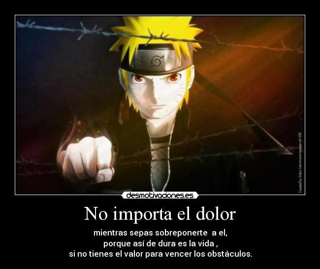 No importa el dolor -