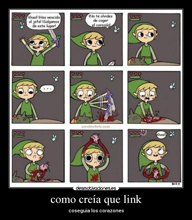 como creía que link -