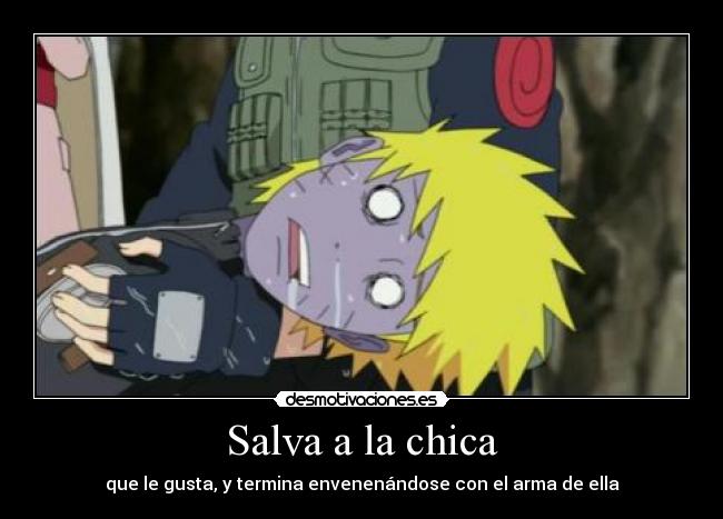 carteles tipico naruto desmotivaciones